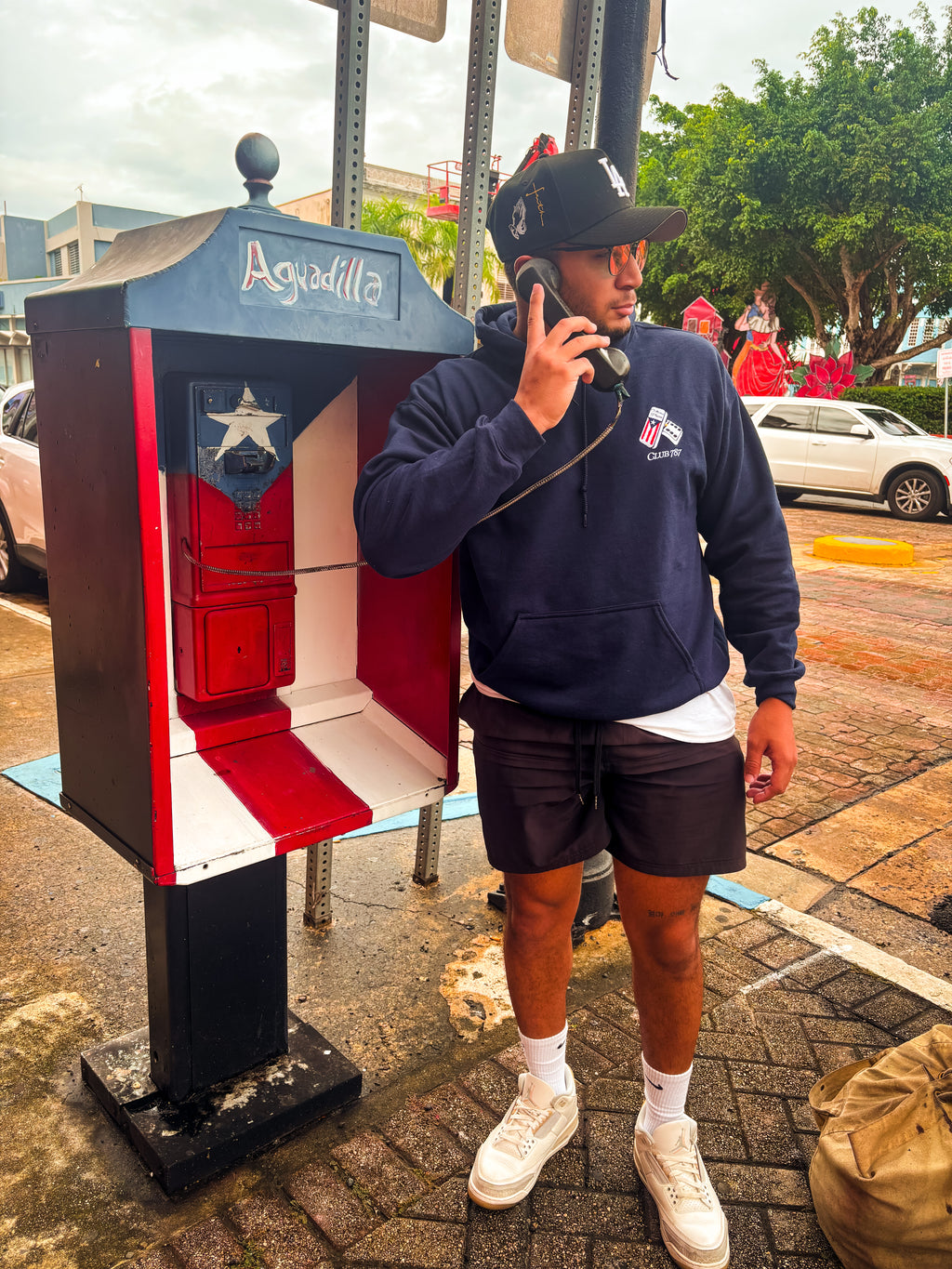 "Club 787 Domino" Hoodie "Navy Blue"