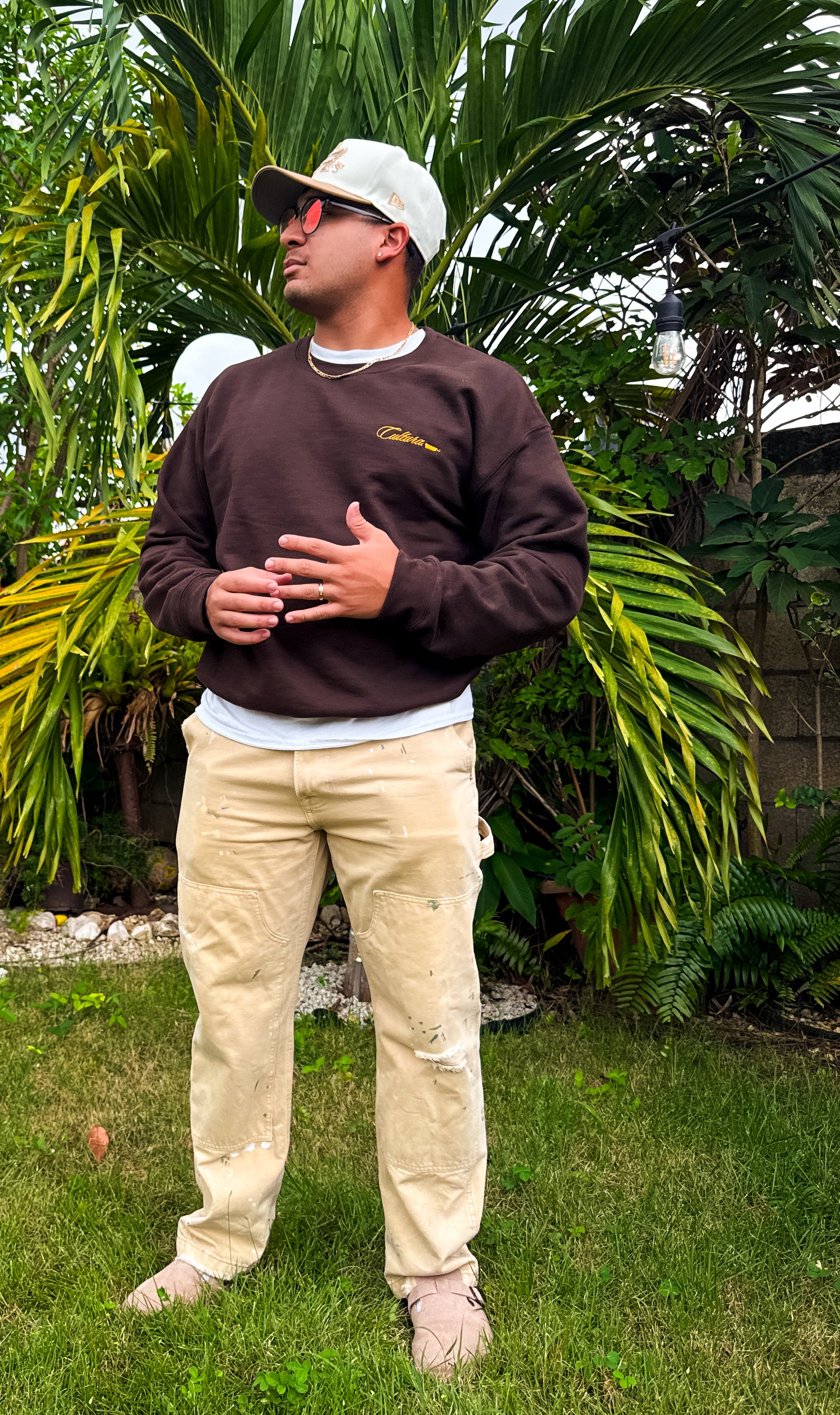 Cultura Crewneck Sweatshirt "Dark Chocolate"